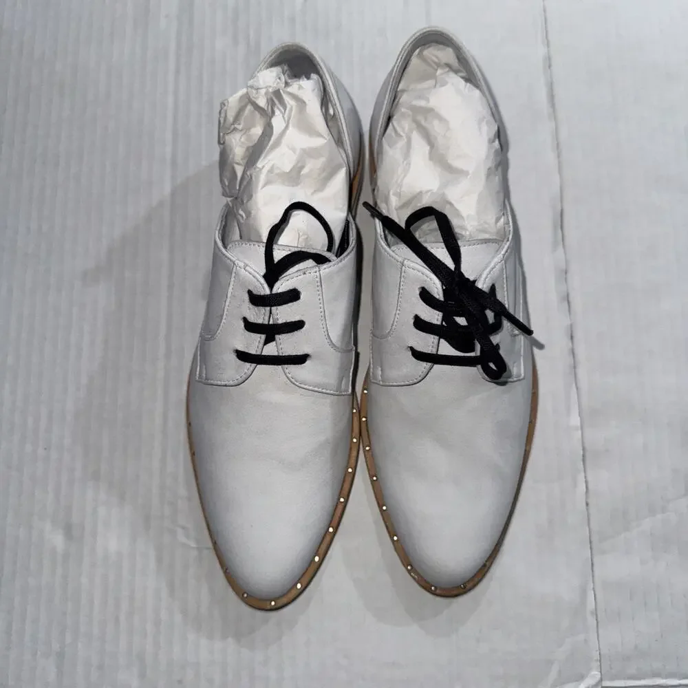Freda Salvador Women's WIT D’Orsay Oxford Ivory Calf Size 5.5 - Picture 5 of 7